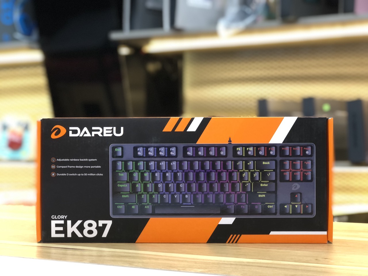 Bàn phím cơ DareU EK87 Multi Led H5