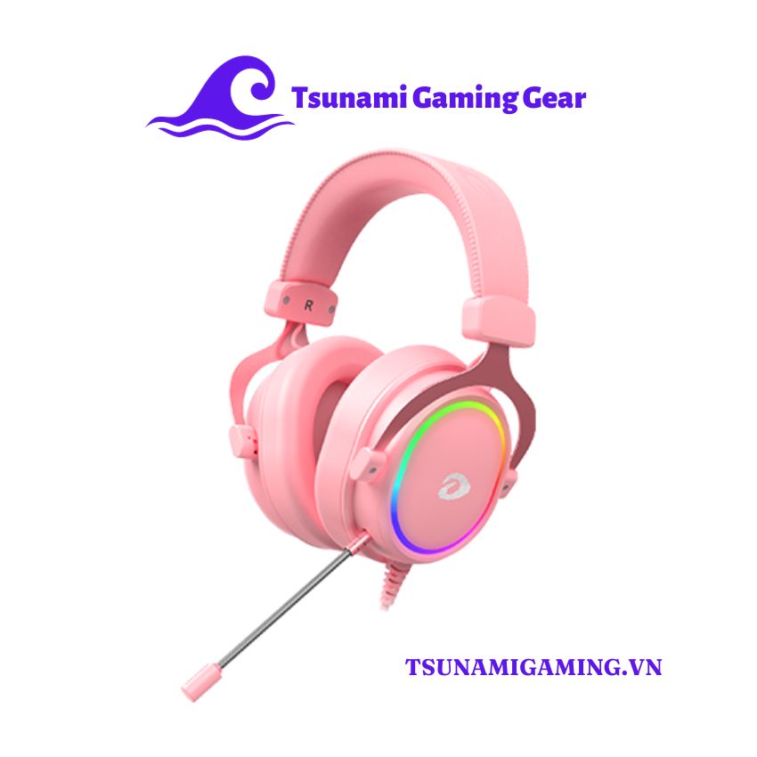 Tai nghe DareU EH925s Pink H1