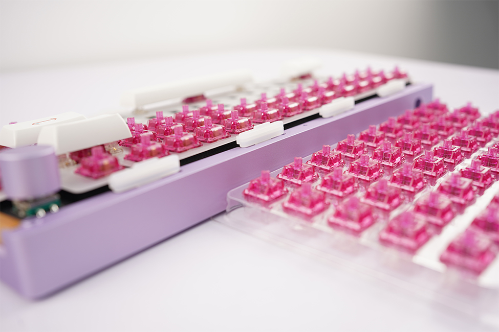 Akko CS switch Crystal Wine Red H7