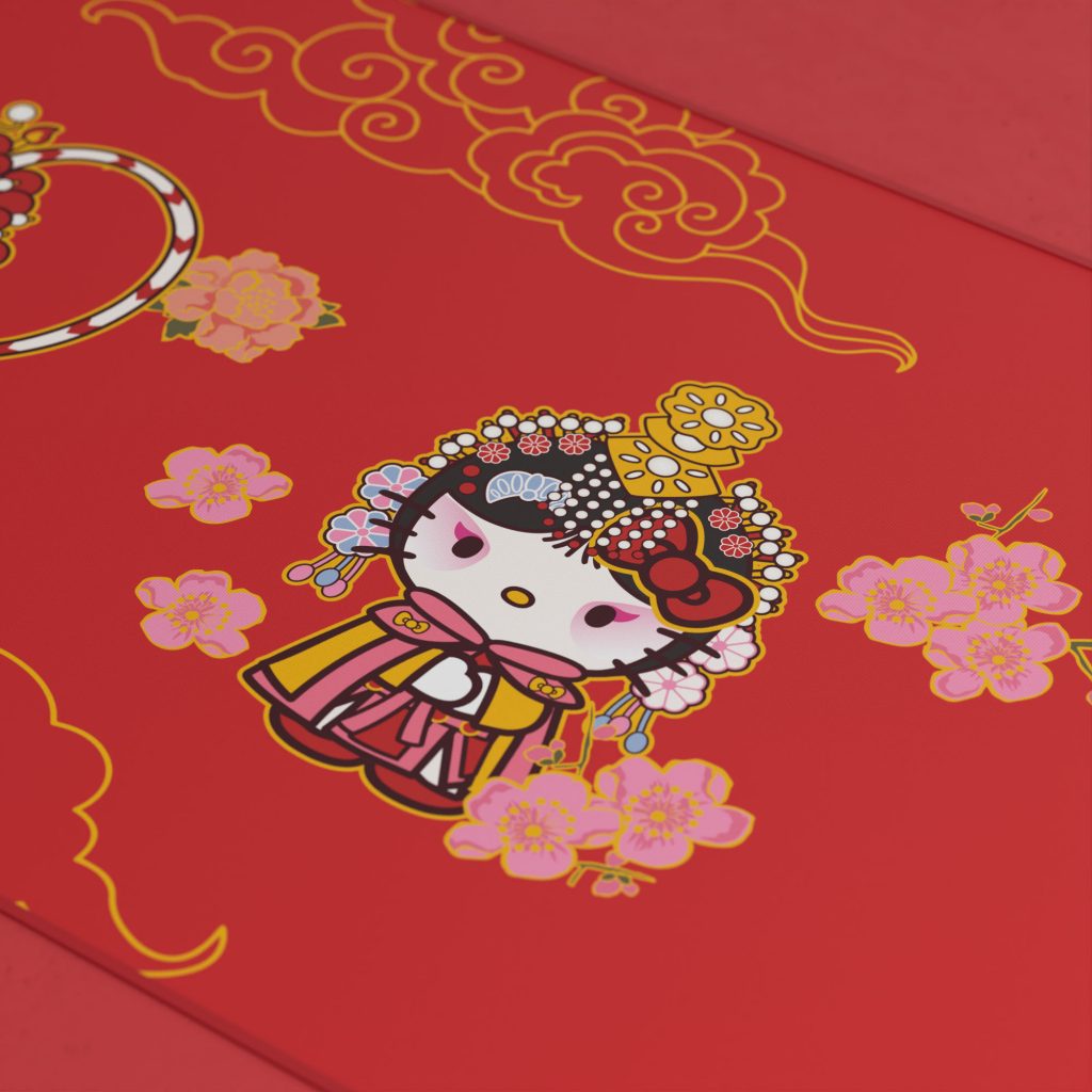 Bàn di chuột Akko Hello Kitty Peking Opera (A) H9