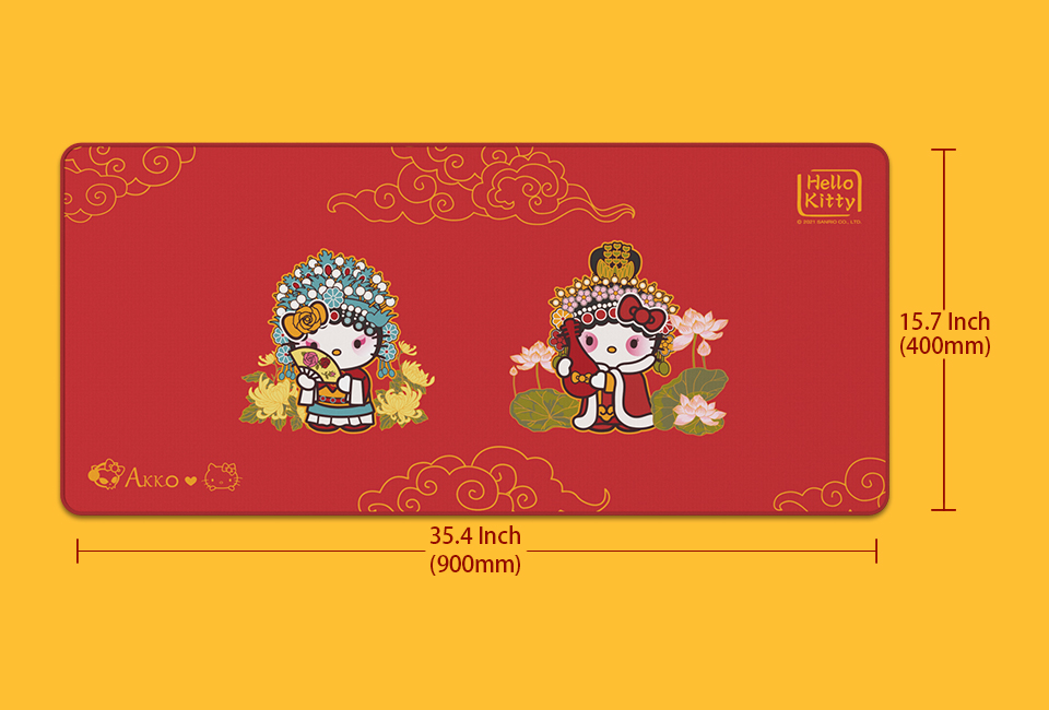 Bàn di chuột Akko Hello Kitty Peking Opera (B) H7