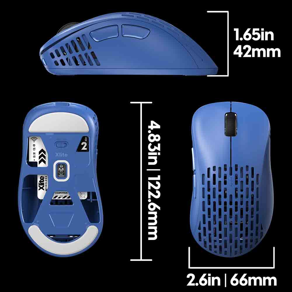 Chuột Pulsar Xlite Wireless V2 Competition Blue H14