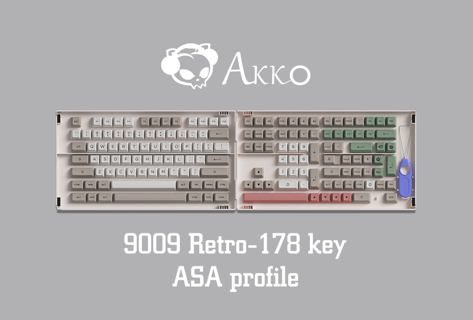 Keycap AKko 9009 ASA Profile H7