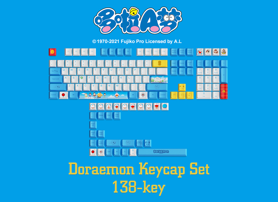 Keycap Akko Doraemon H2