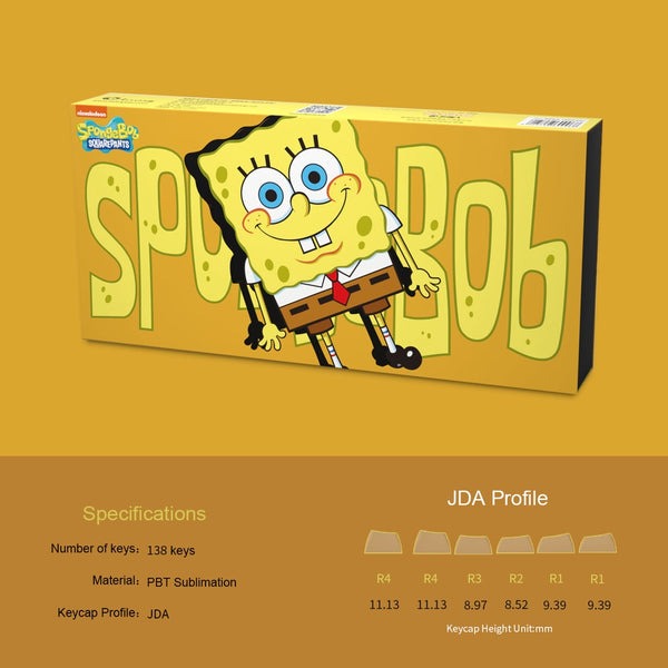 Keycap Akko SpongeBob H7