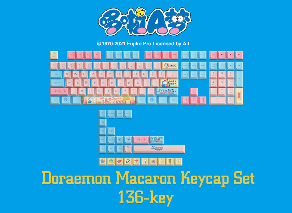 Keycap Akko Doraemon Macaron H3