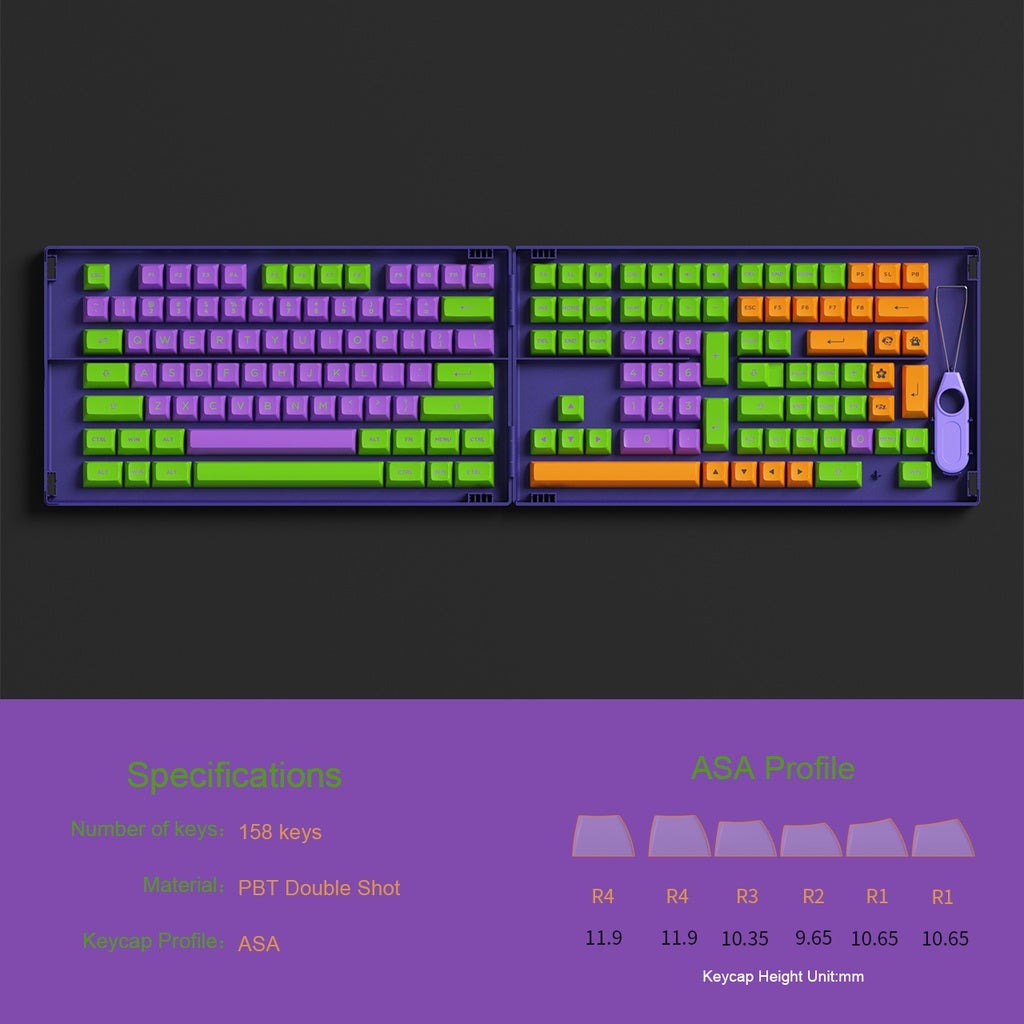 Keycap Akko EVA-01 H3