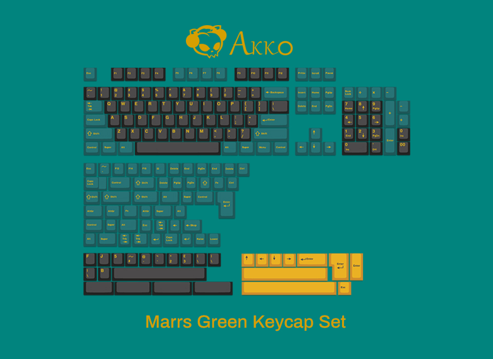 Keycap Akko Marrs Green H2