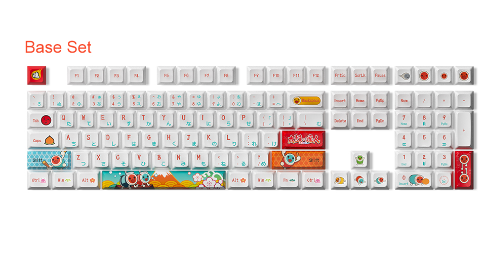 Keycap Akko Taiko no Tatsujin H6