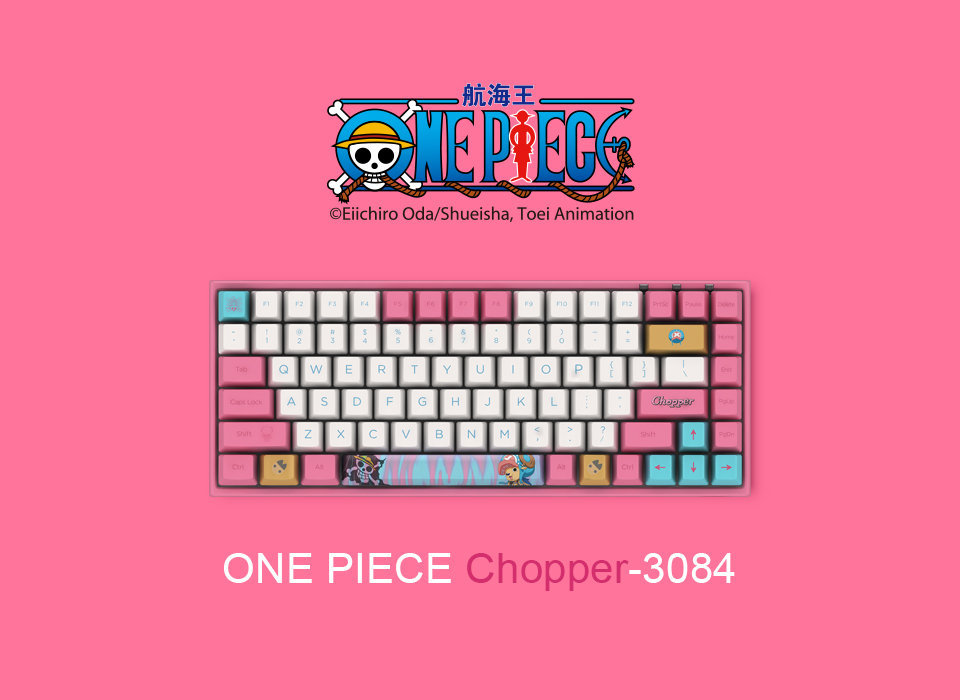 Bàn phím cơ Akko 3084 One Piece Chopper H5