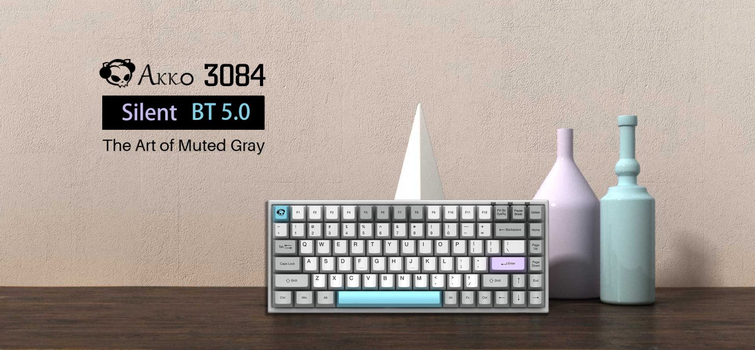 Bàn phím cơ Akko 3084 Silent Bluetooth H5