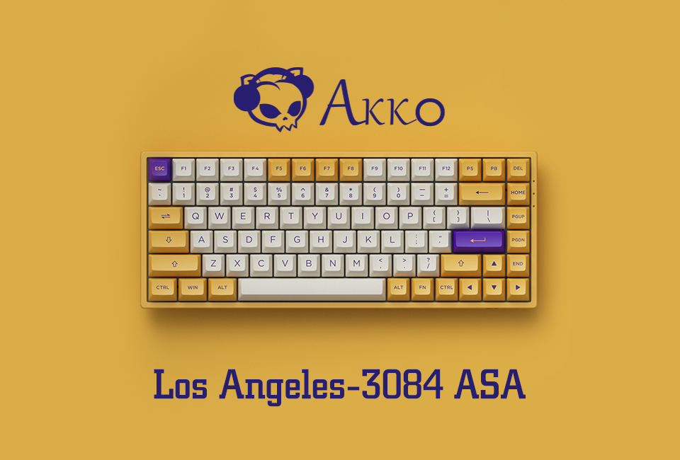 Bàn phím cơ Akko 3084 v2 Los Angeles H5