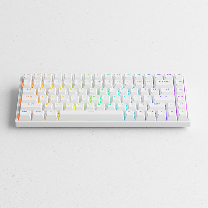 Bàn phím cơ Akko 3084 v2 RGB White H6