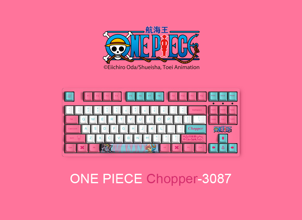 Bàn phím cơ Akko 3087 v2 One Piece Chopper H7