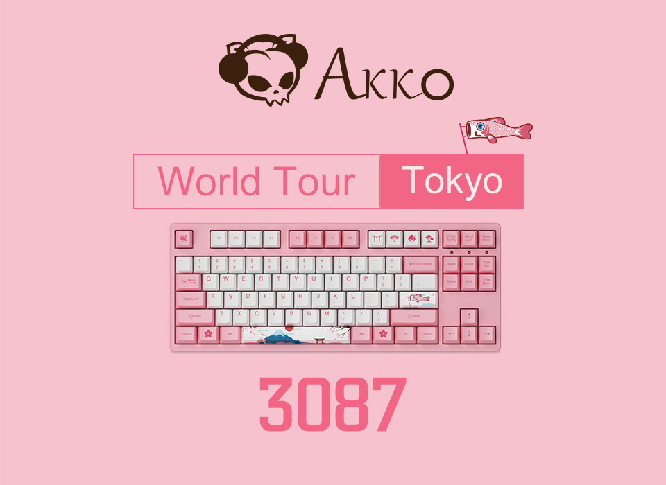 Bàn phím cơ Akko 3087 World Tour Tokyo H5