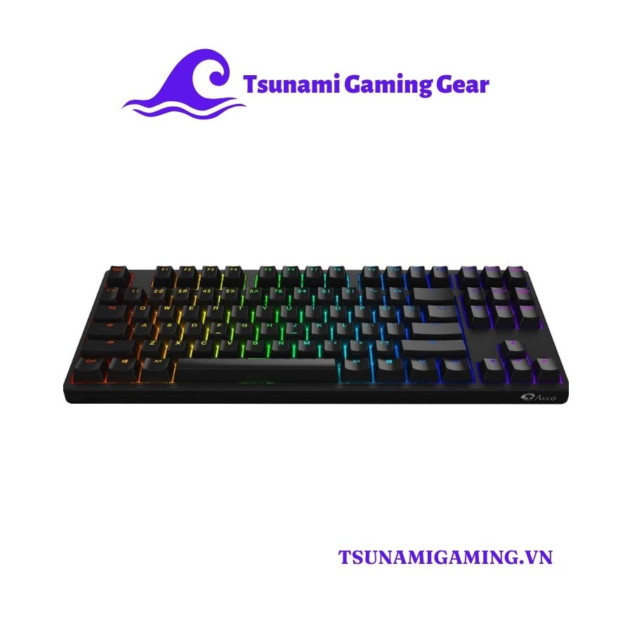 Bàn phím cơ Akko 3087s RGB Black H2