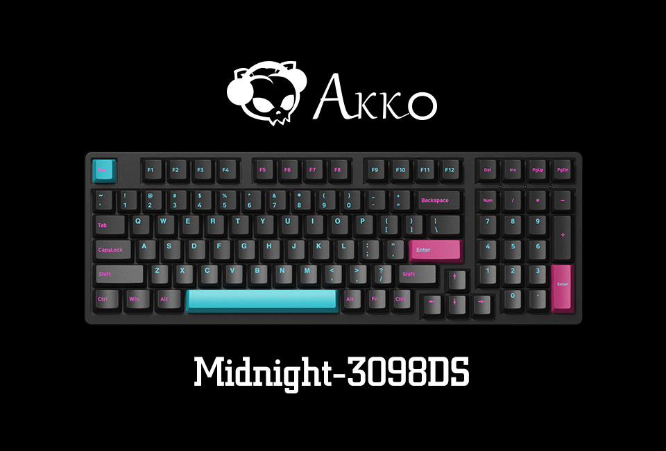 Bàn phím cơ Akko 3098 DS Midnight R2 H5