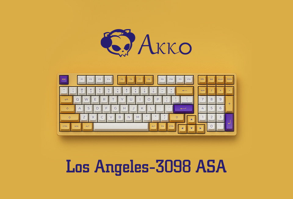 Bàn phím cơ Akko 3098 Los Angeles H5