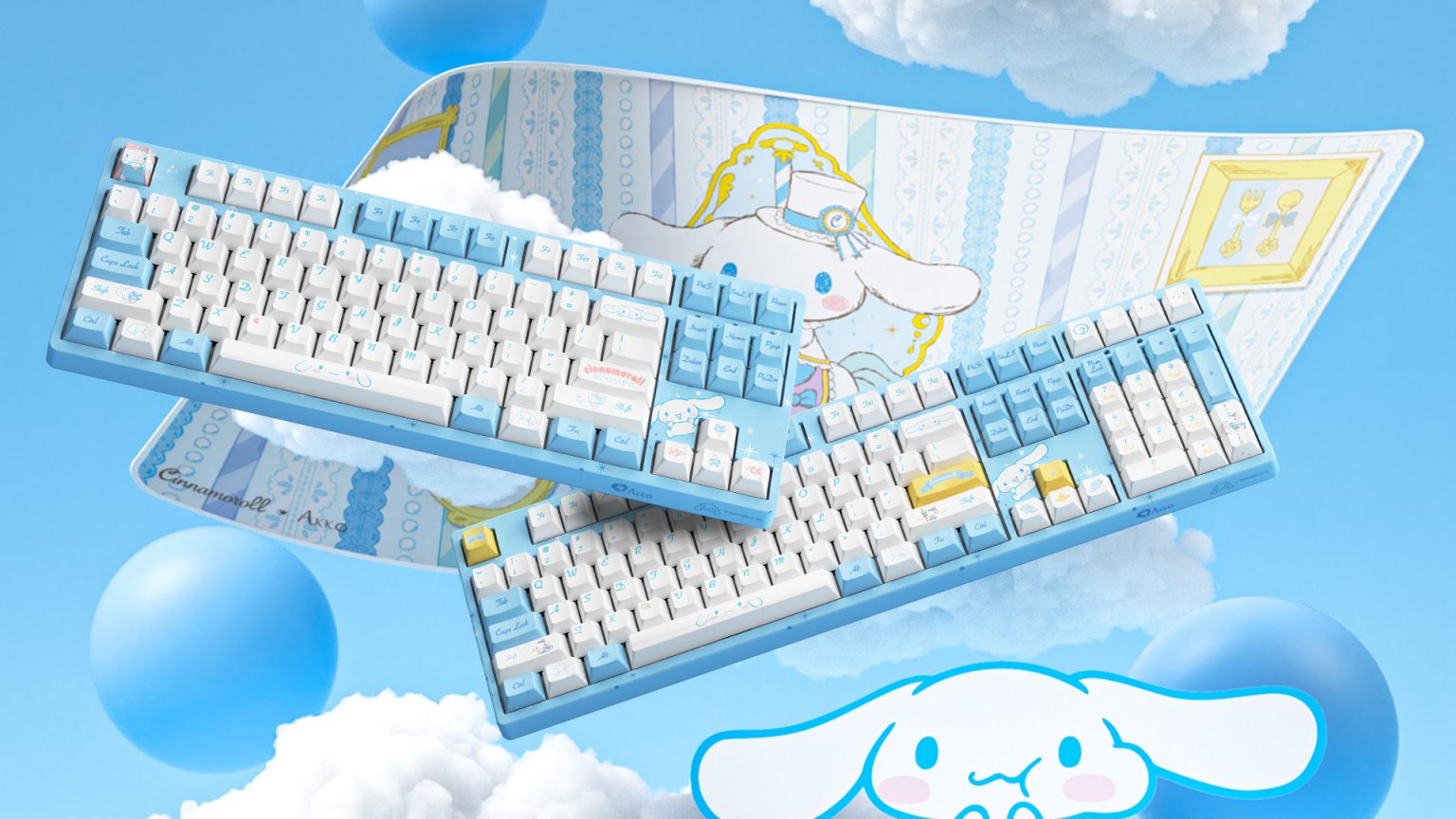 Bàn phím cơ Akko 3108 v2 Cinnamoroll H6