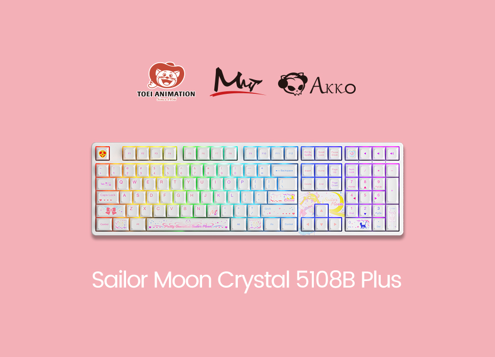 Bàn phím cơ Akko 5108B Plus Sailor Moon Crystal H5