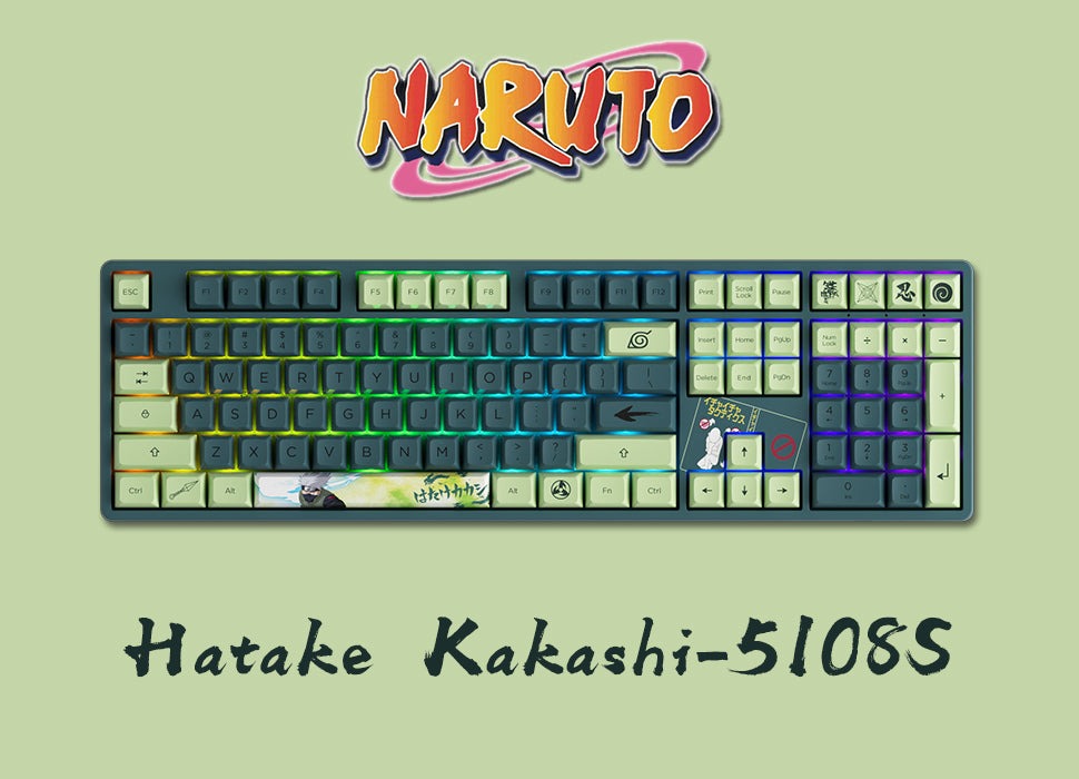 Bàn phím cơ Akko 5108s Hatake Kakashi H7