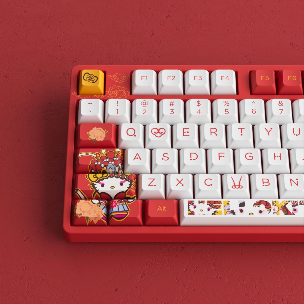 Bàn phím cơ Akko 5108s Hello Kitty Peking Opera (B) H8