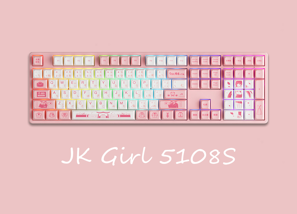 Bàn phím cơ Akko 5108s JK Girl H5