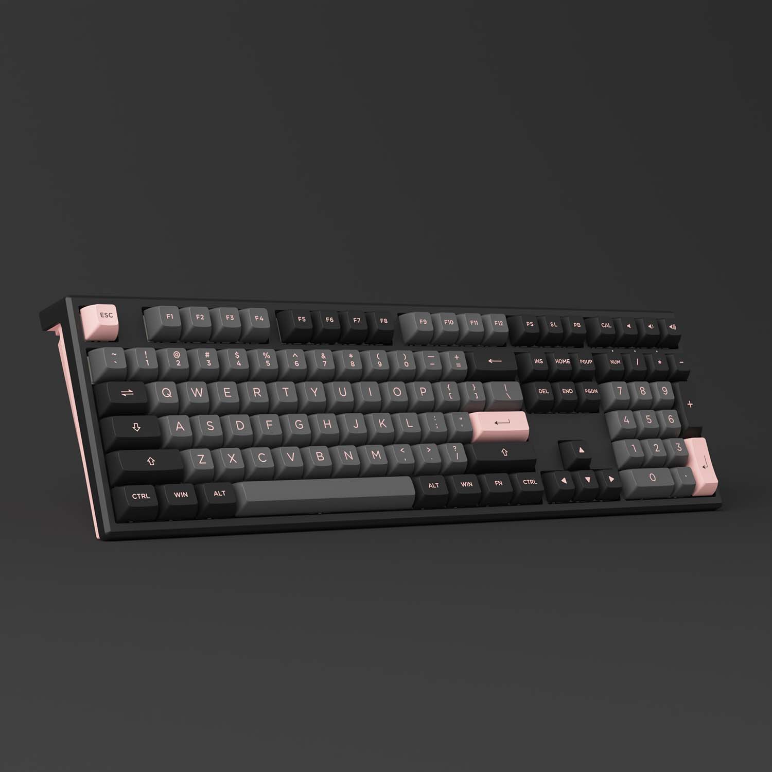 Bàn phím cơ MonsGeek MG108 Black Pink H3