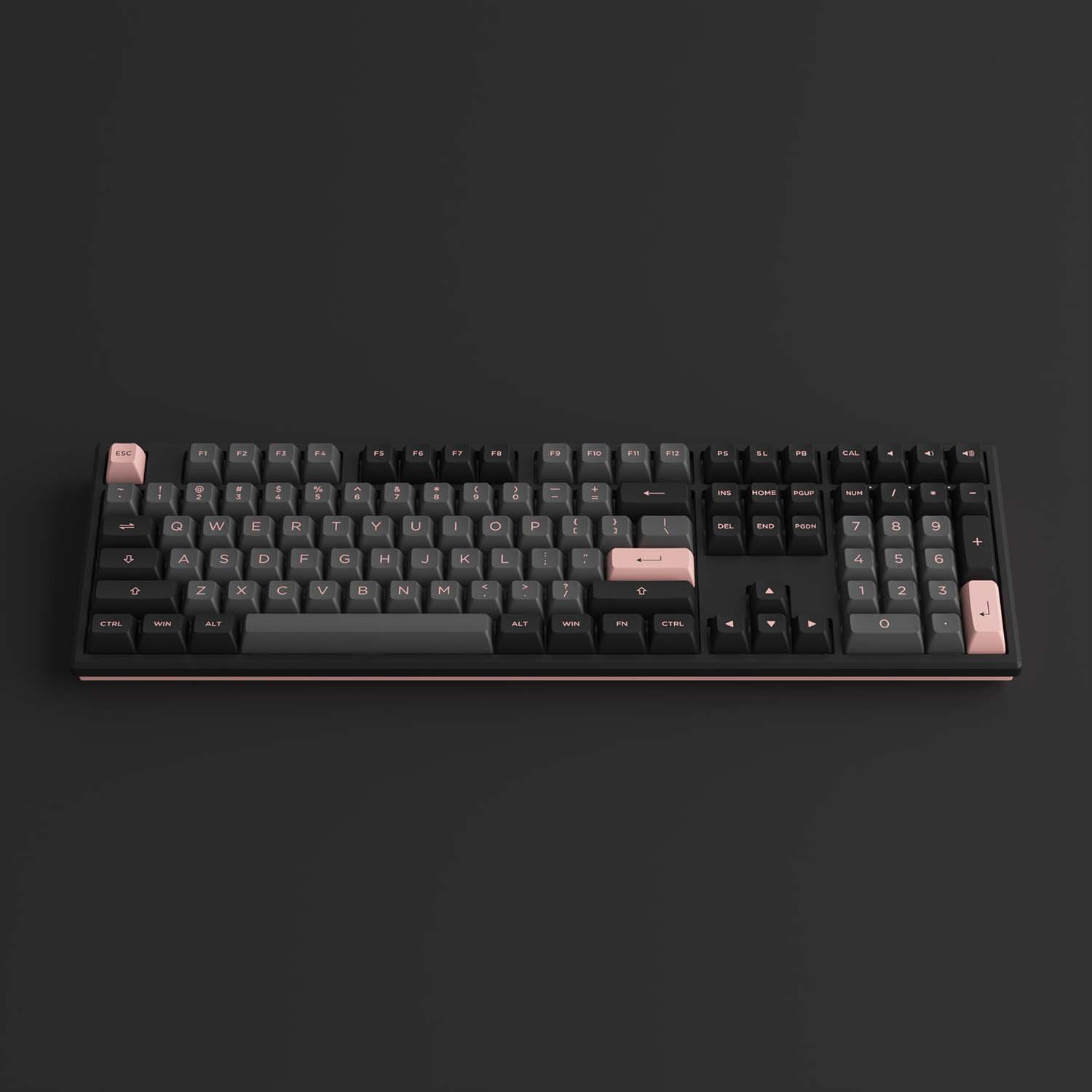 Bàn phím cơ MonsGeek MG108 Black Pink H6