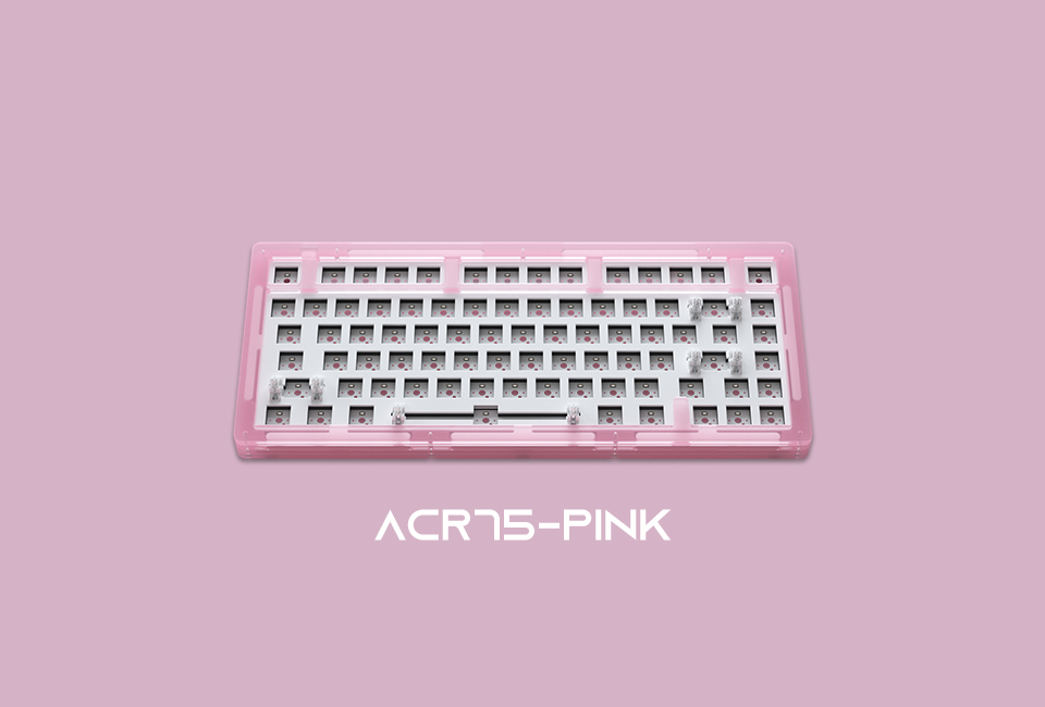 Kit bàn phím Akko ACR75 Pink H2