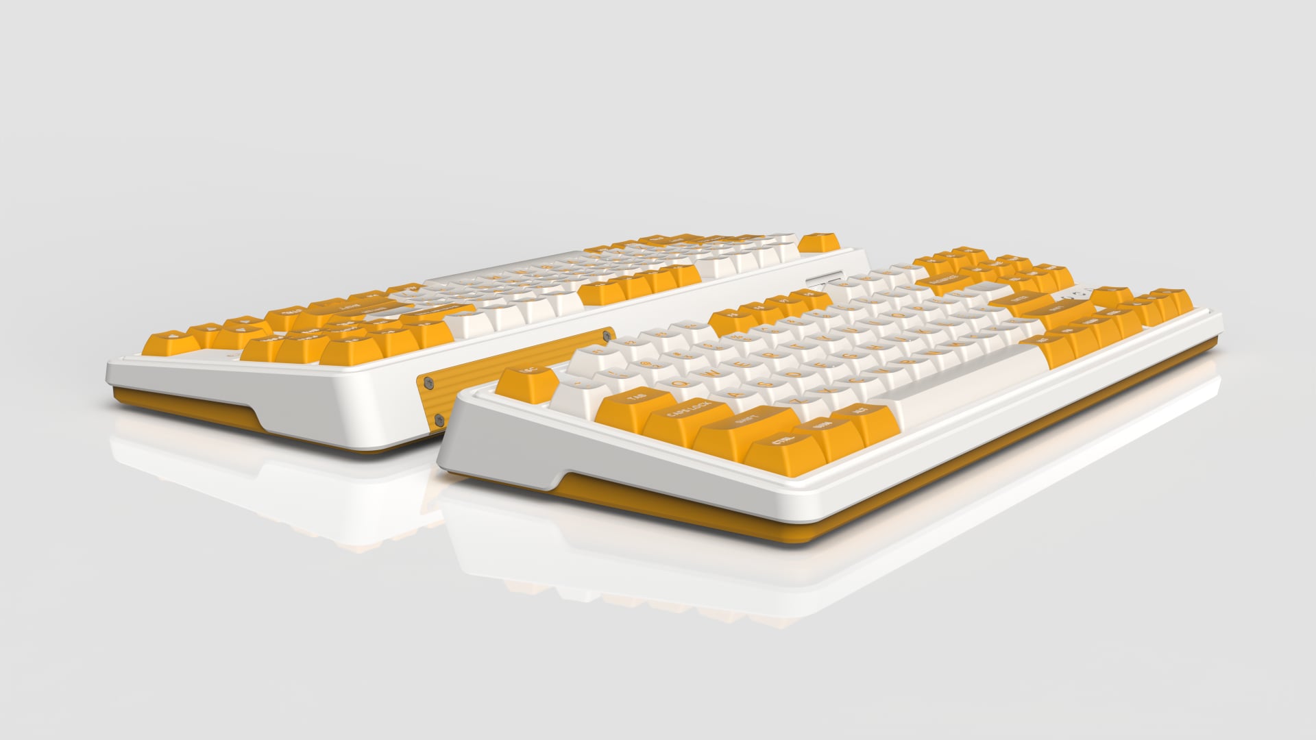 Bàn phím cơ FL-Esports CMK87 SAM Yellow White H5