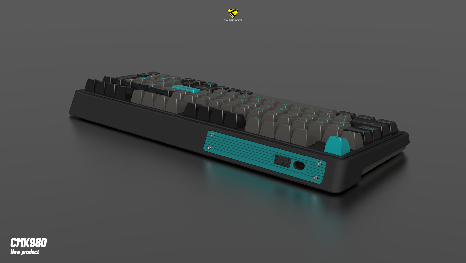 Bàn phím cơ FL-Esports CMK98 SA Graphite Green H3