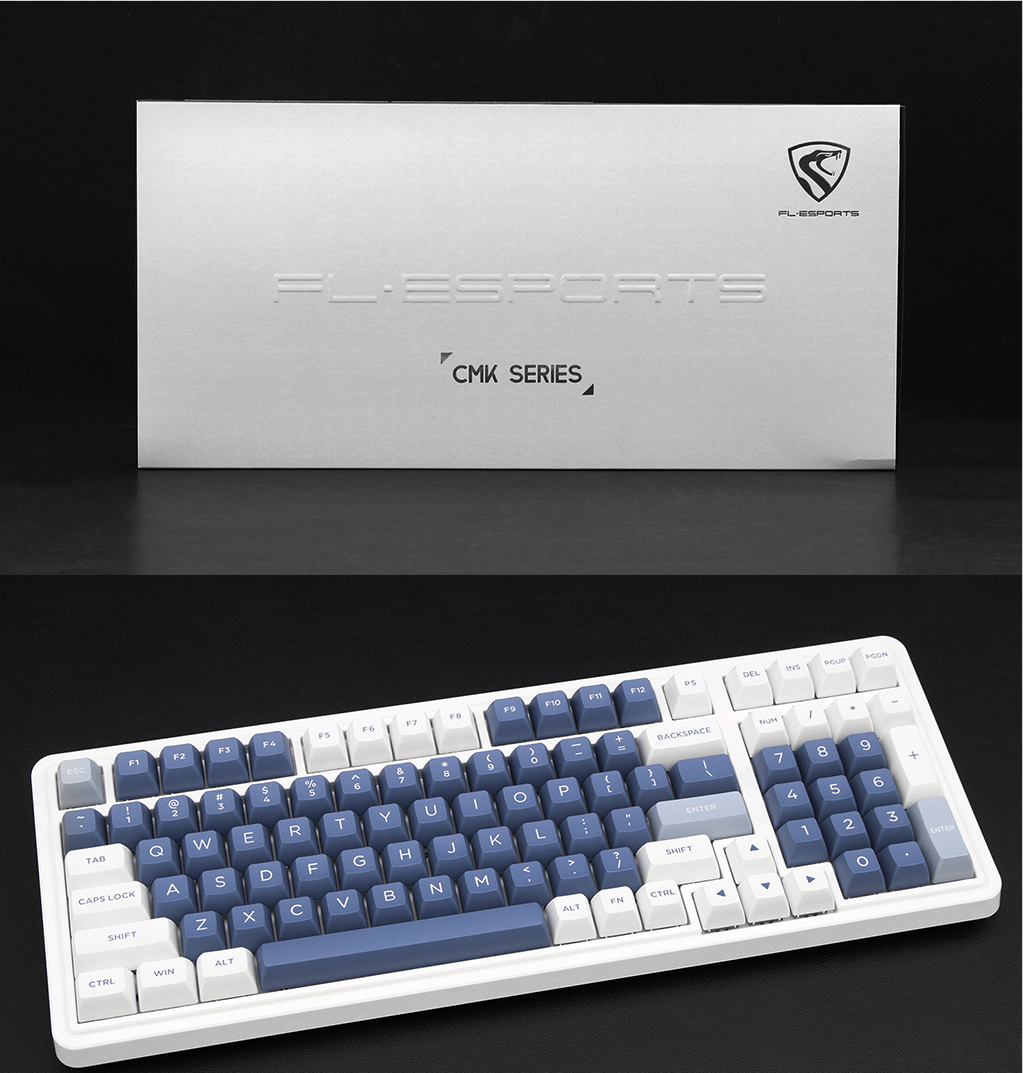 Bàn phím cơ FL-Esports CMK99 SAM Ice Blue H8