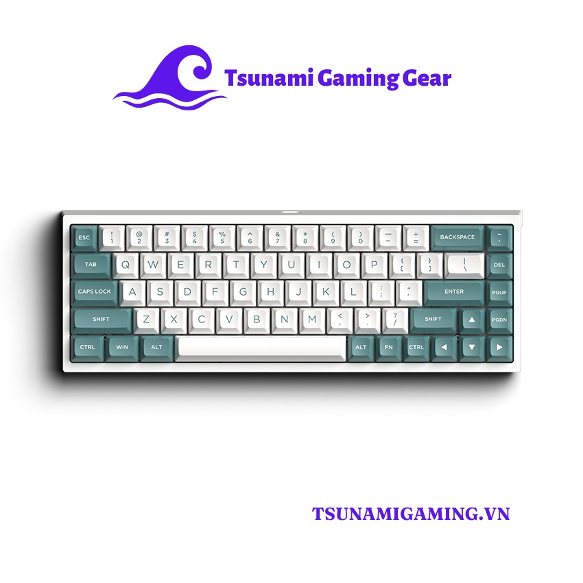 Bàn phím cơ FL-Esports FL680 SAM Aqua Green H1