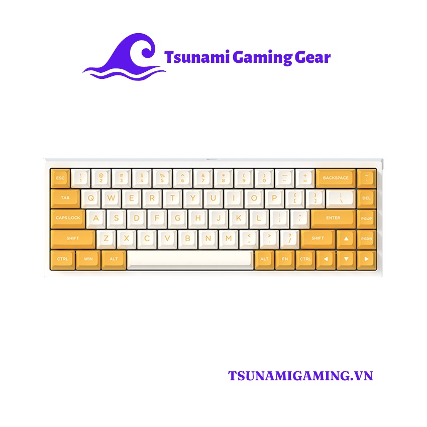 Bàn phím cơ FL-Esports FL680 SAM Yellow White H1