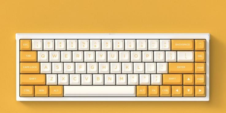 Bàn phím cơ FL-Esports FL680 SAM Yellow White H2