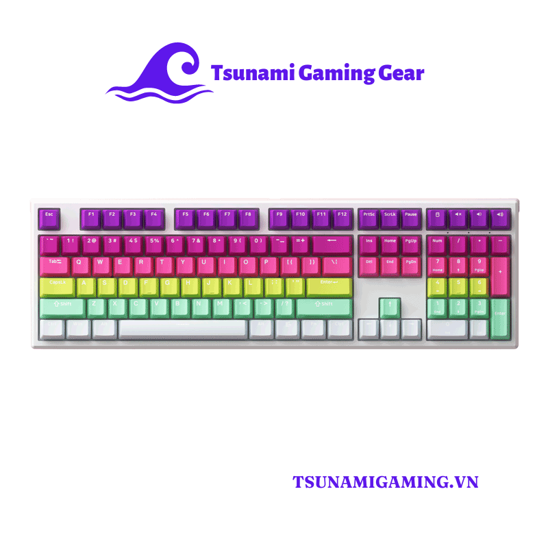 Bàn phím cơ MonsGeek MG108B Rainbow H1