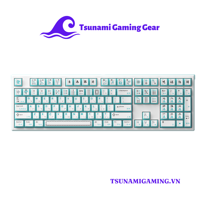 Bàn phím cơ MonsGeek MG108W Mahjong H1