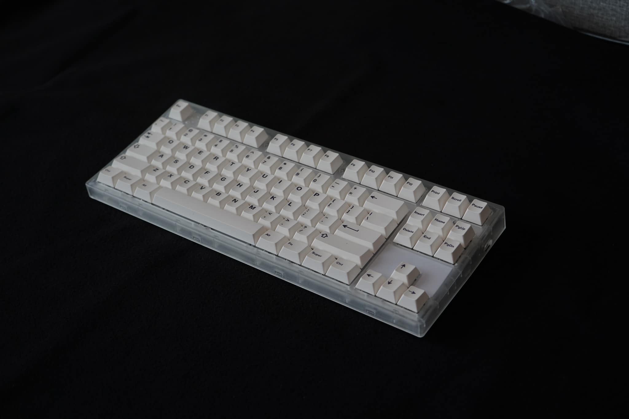 Kit bàn phím FL-Esports MK870 Clear White 3 Mode H1