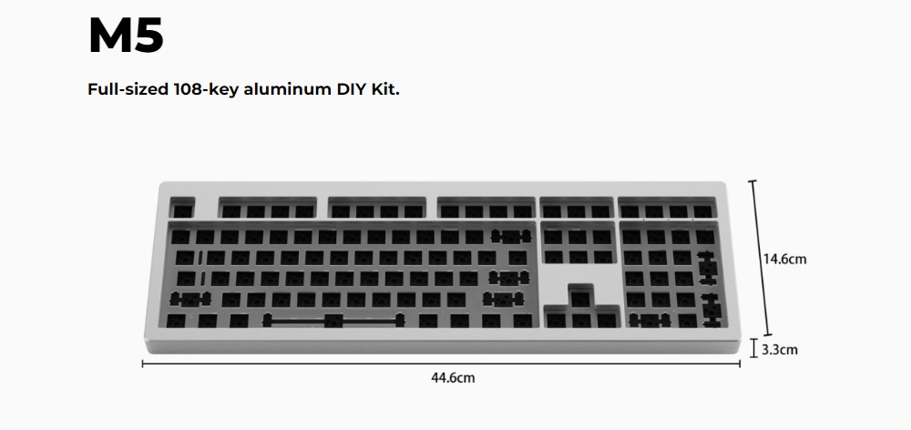 Kit bàn phím MonsGeek M5 QMK H2