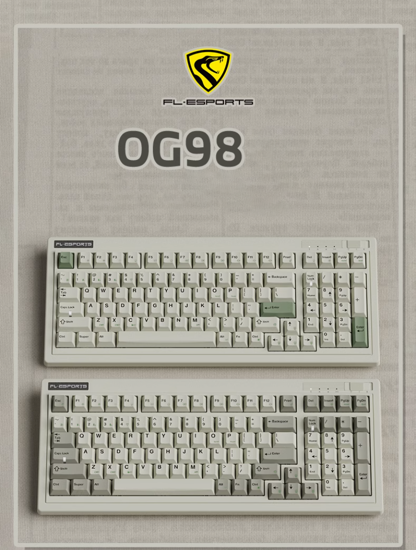 Bàn phím cơ FL-Esports OG98 Retro H1