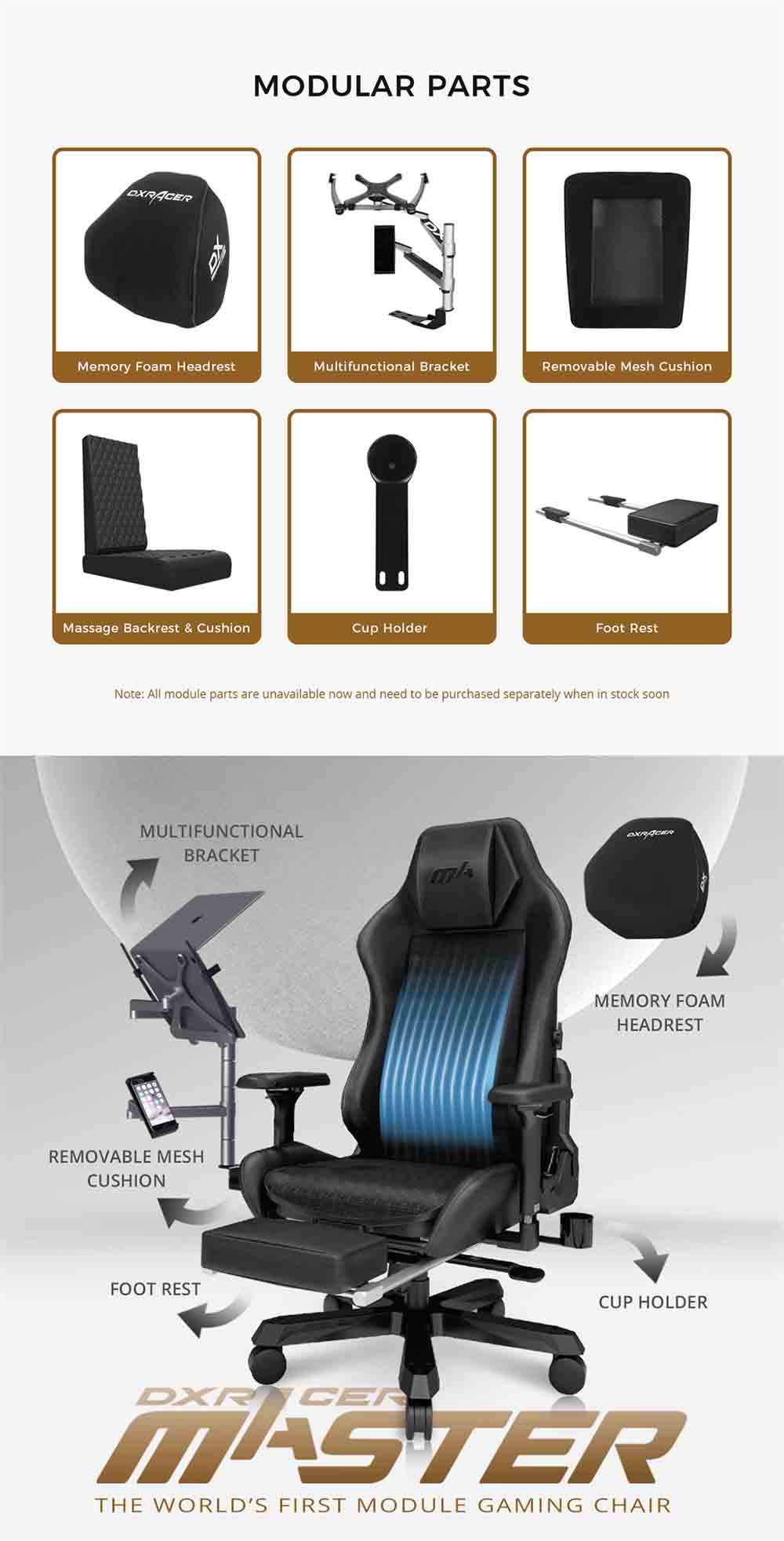 Ghế game DXRacer Master DMC IA233S H11