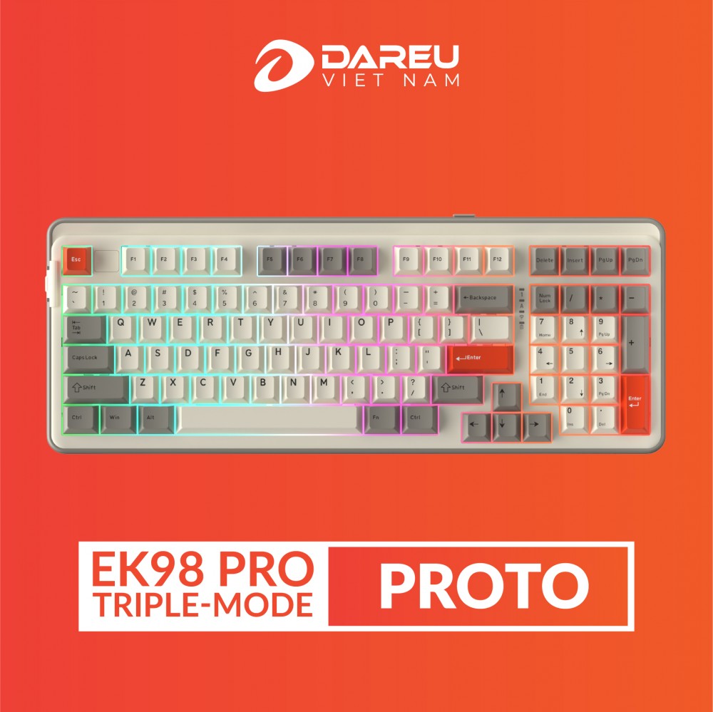 Bàn phím cơ DareU EK98 Pro Proto H3