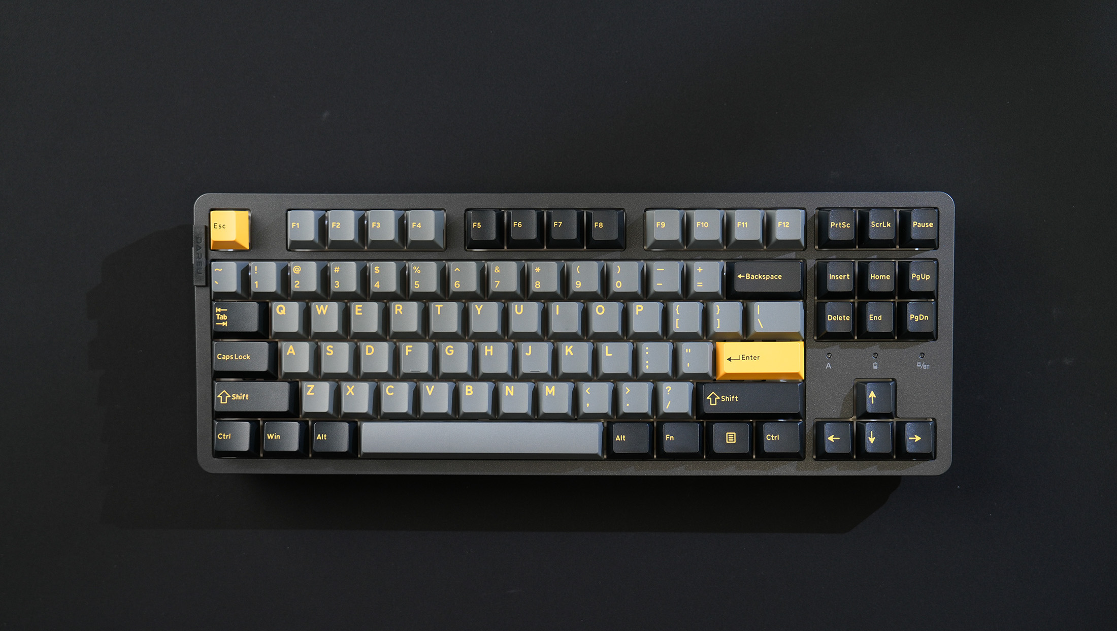 Bàn phím cơ DareU EK87 Pro Black Golden H4