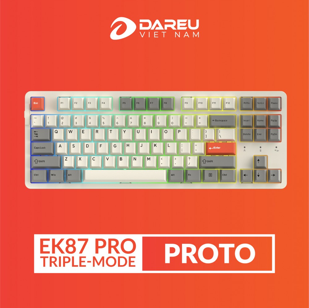 Bàn phím cơ DareU EK87 Pro Proto H4