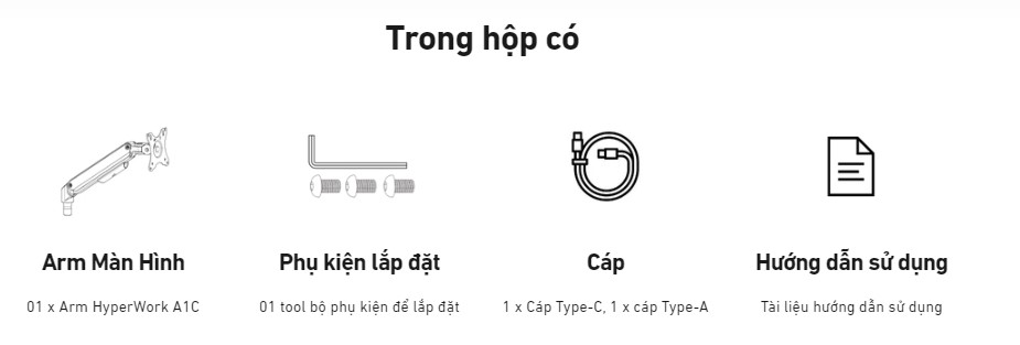 Giá đỡ màn hình HyperWork A1C H9