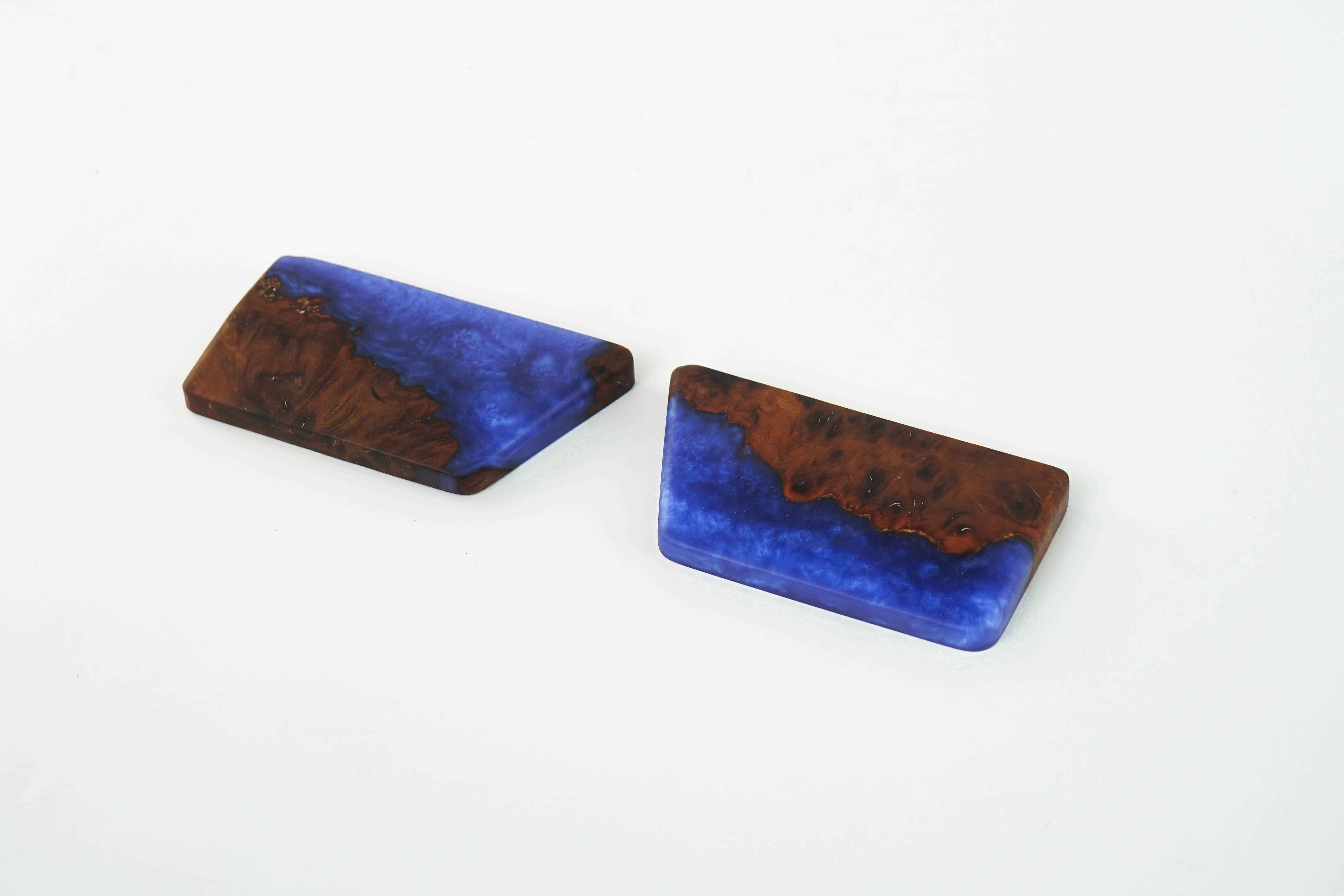 Kê tay Nu Resin Split HyperWork Deep Blue H2