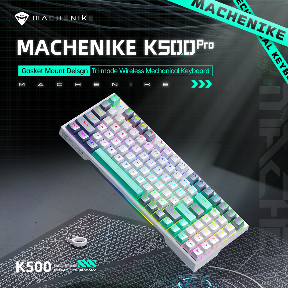 Bàn phím cơ Machenike K500 Pro-B94W H1