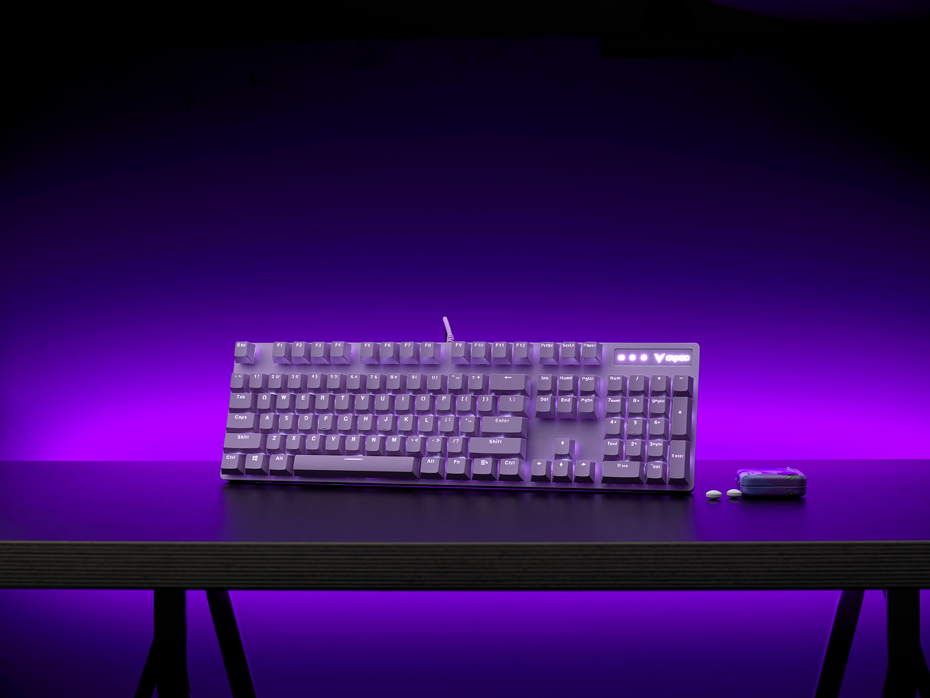 Bàn phím cơ Rapoo V500 Pro Purple H6