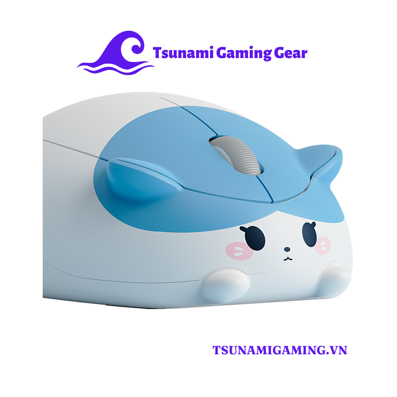 Chuột Akko Cat Blue and White H1